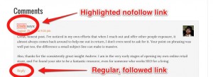 Nofollow Links