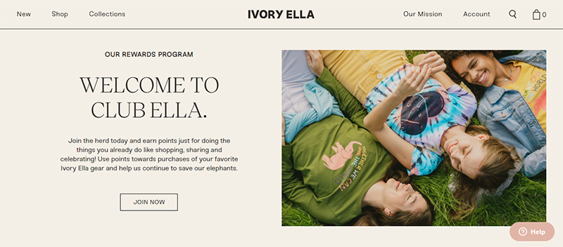 Ivory Ella Homepage