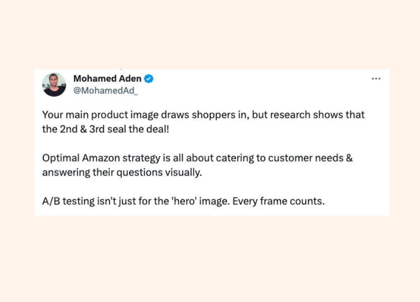 The importance of your image selection for Amazon Listing Optimization